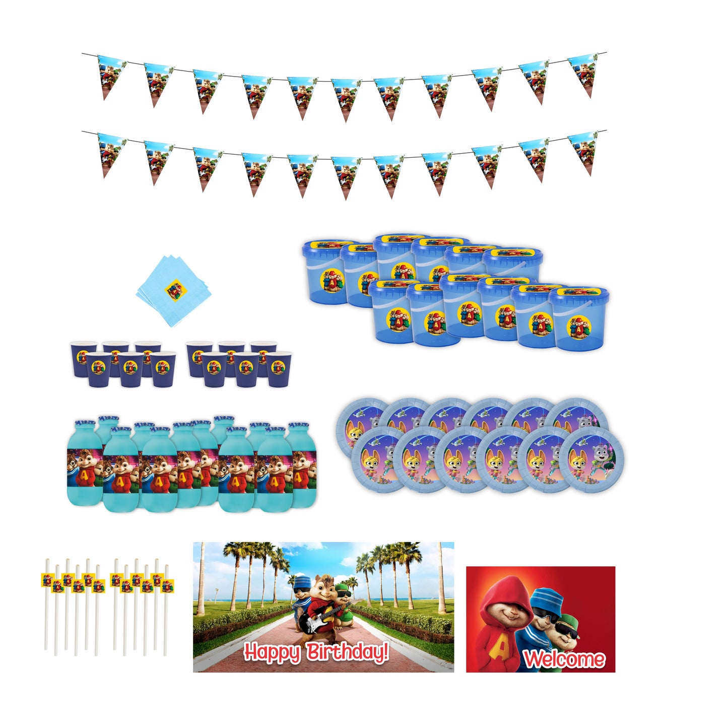Alvin | Party Pack | Complete Set