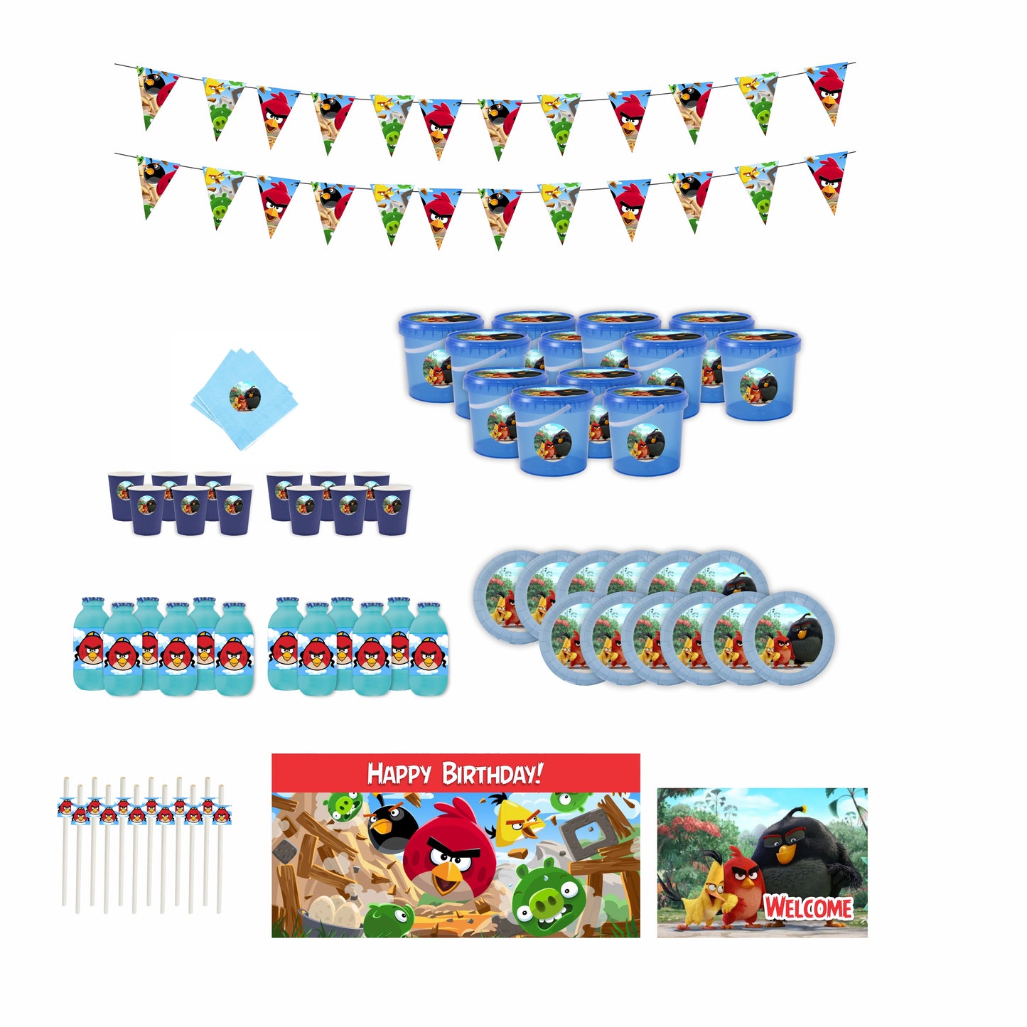 Angry Birds | Party Pack | Complete Set