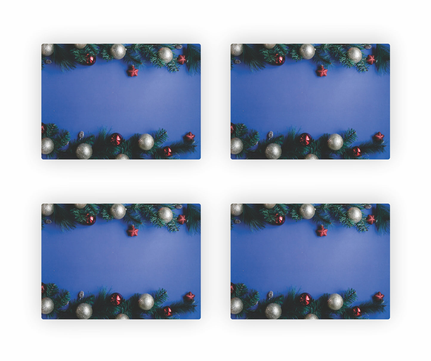 Blue Christmas Themed Placemats 6