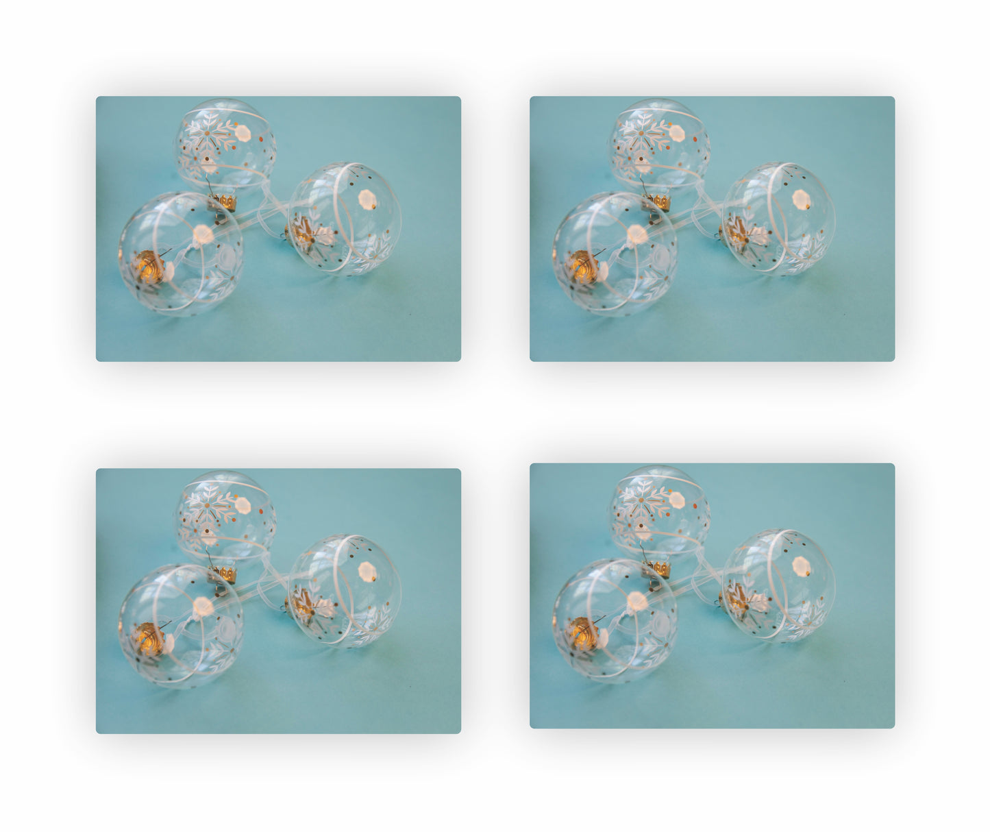 Blue Christmas Themed Placemats 8