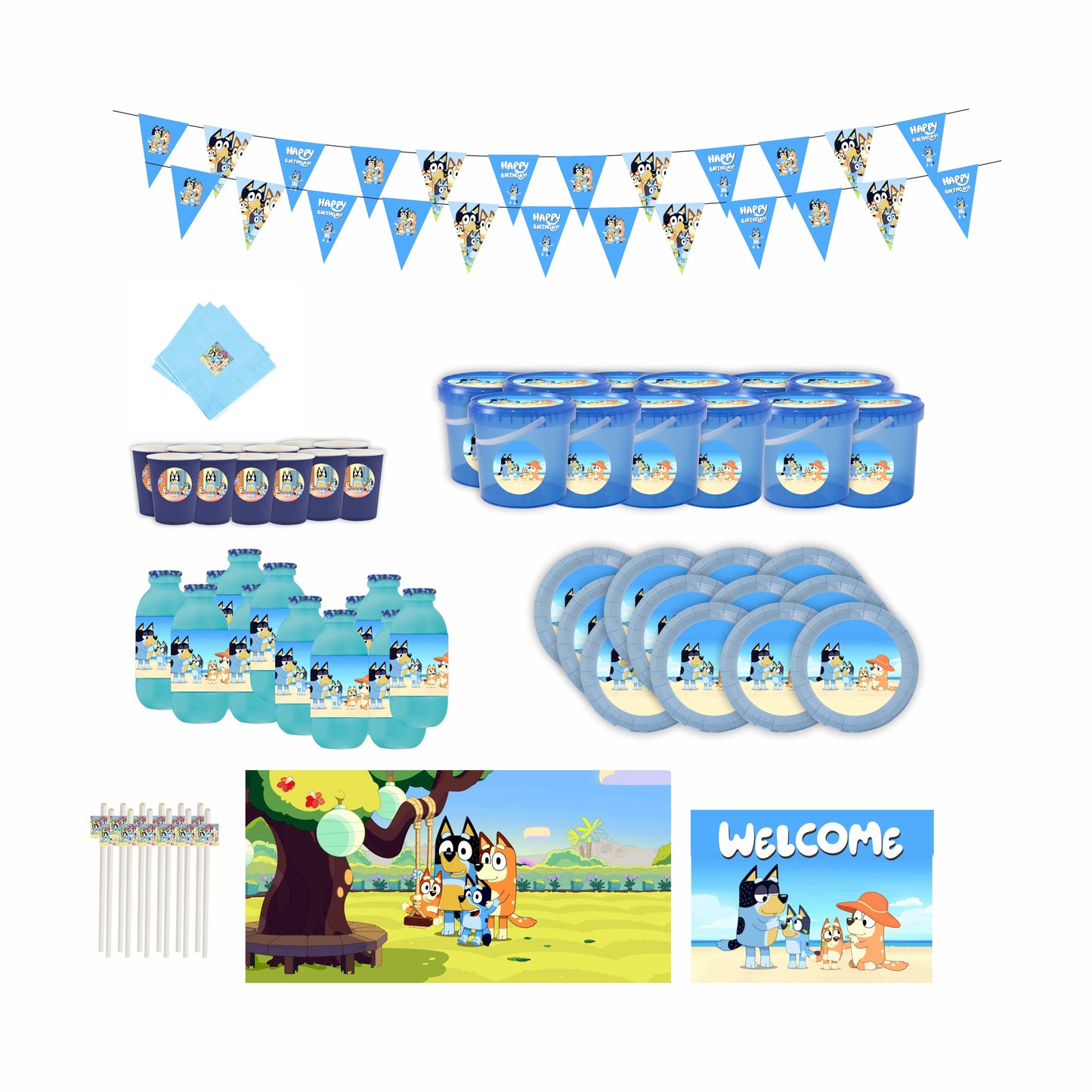 Bluey | Party Pack | Complete Set