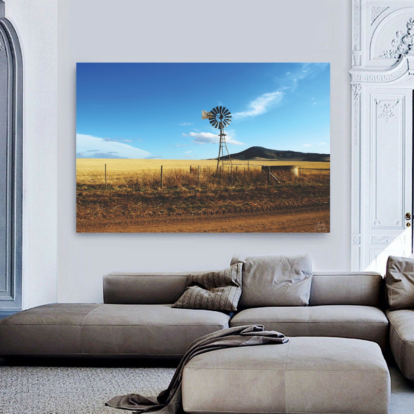 Windmill Canvas | Stretched onto Wooden Frame