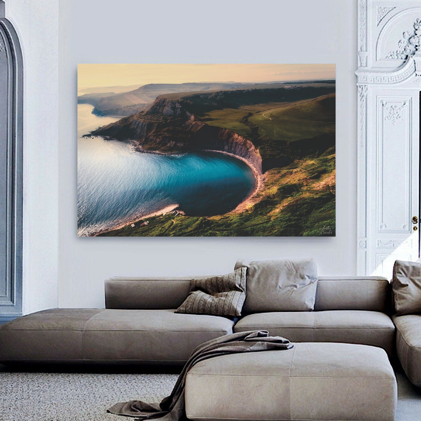 Ocean Cliff Canvas | Stretched onto Wooden Frame
