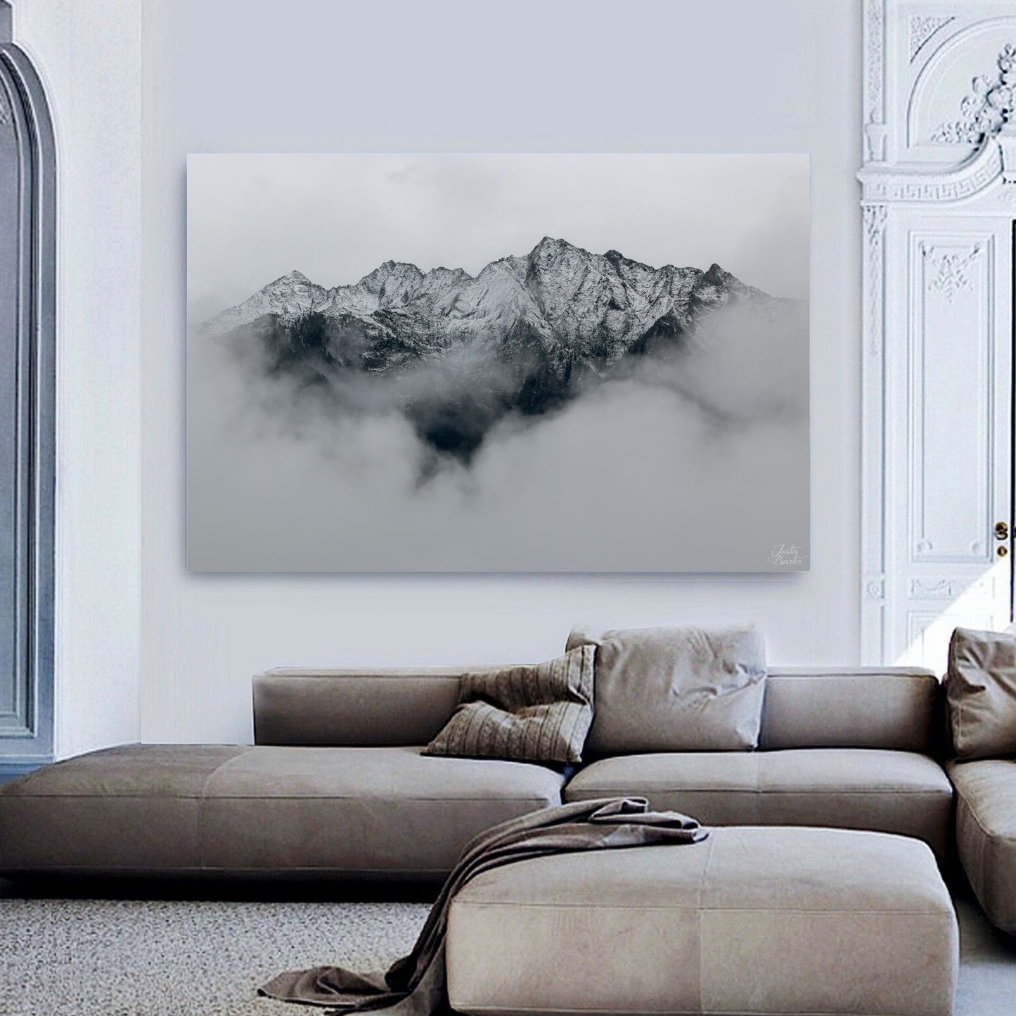 Mountain Peak Canvas | Stretched onto Wooden Frame