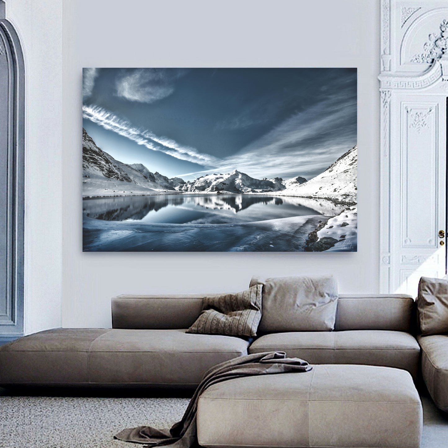 Ice Lake Canvas | Stretched onto Wooden Frame