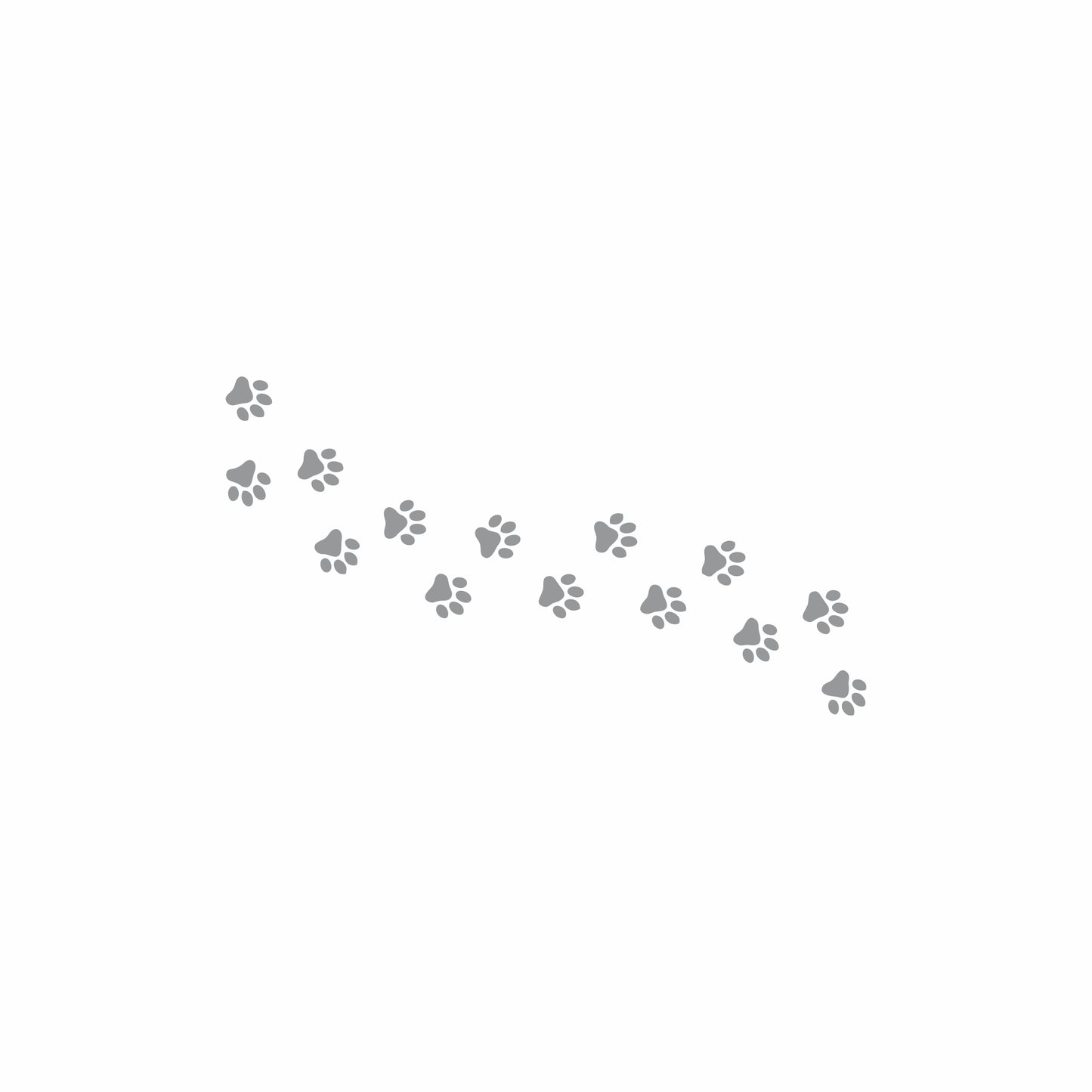 Dog Paws Vinyl for Glass Door | Sandblast Print
