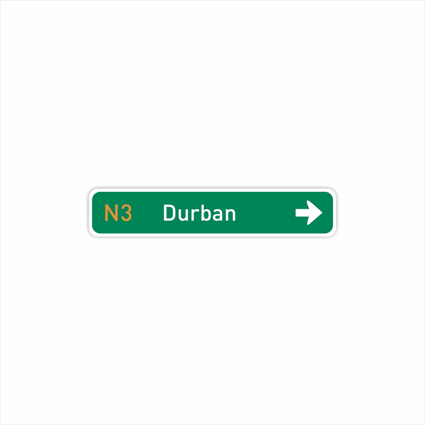 Durban Direction Fridge Magnet