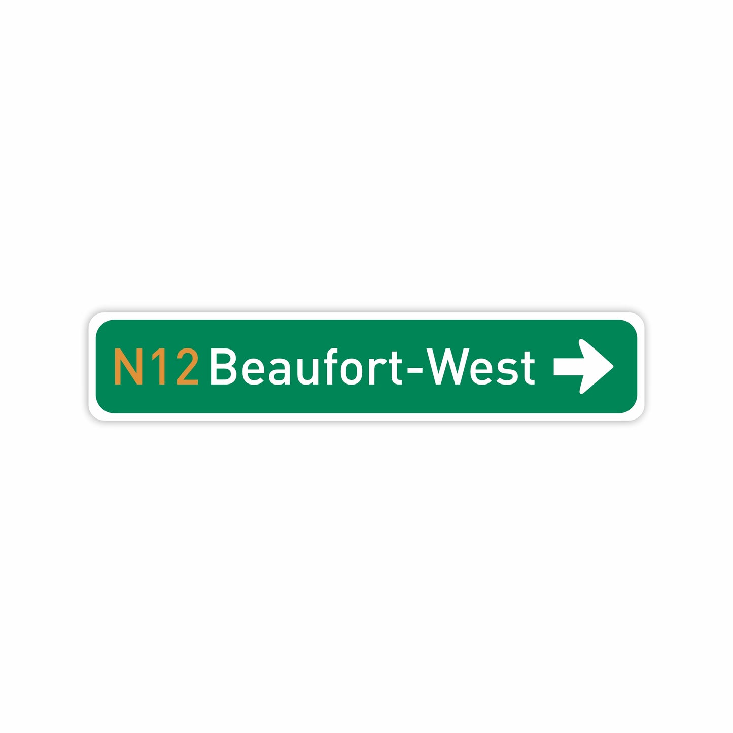 Beaufort-West| Direction Fridge Magnet