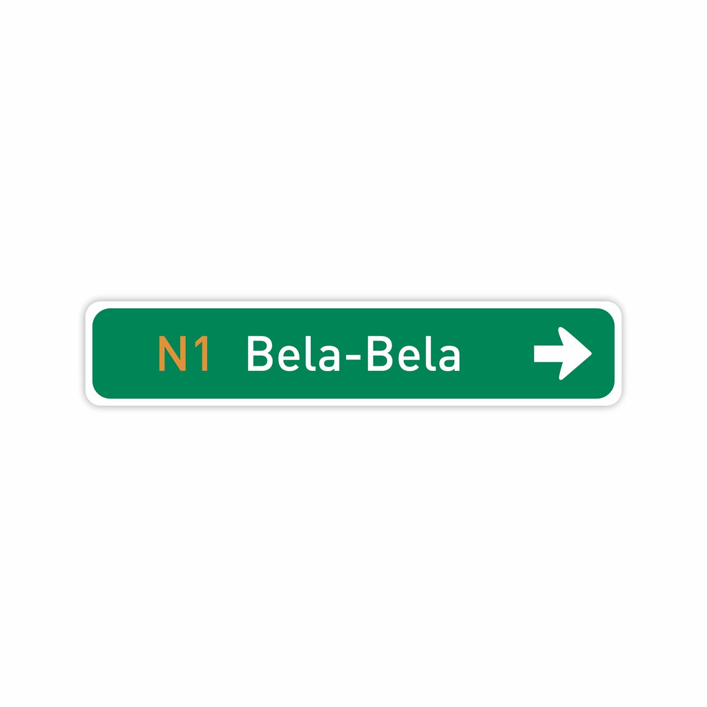 Bela-Bela | Direction Fridge Magnet