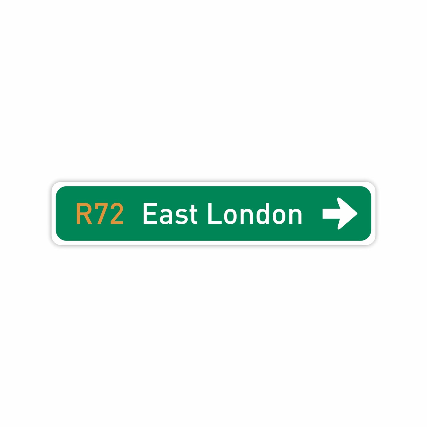 East London | Direction Fridge Magnet