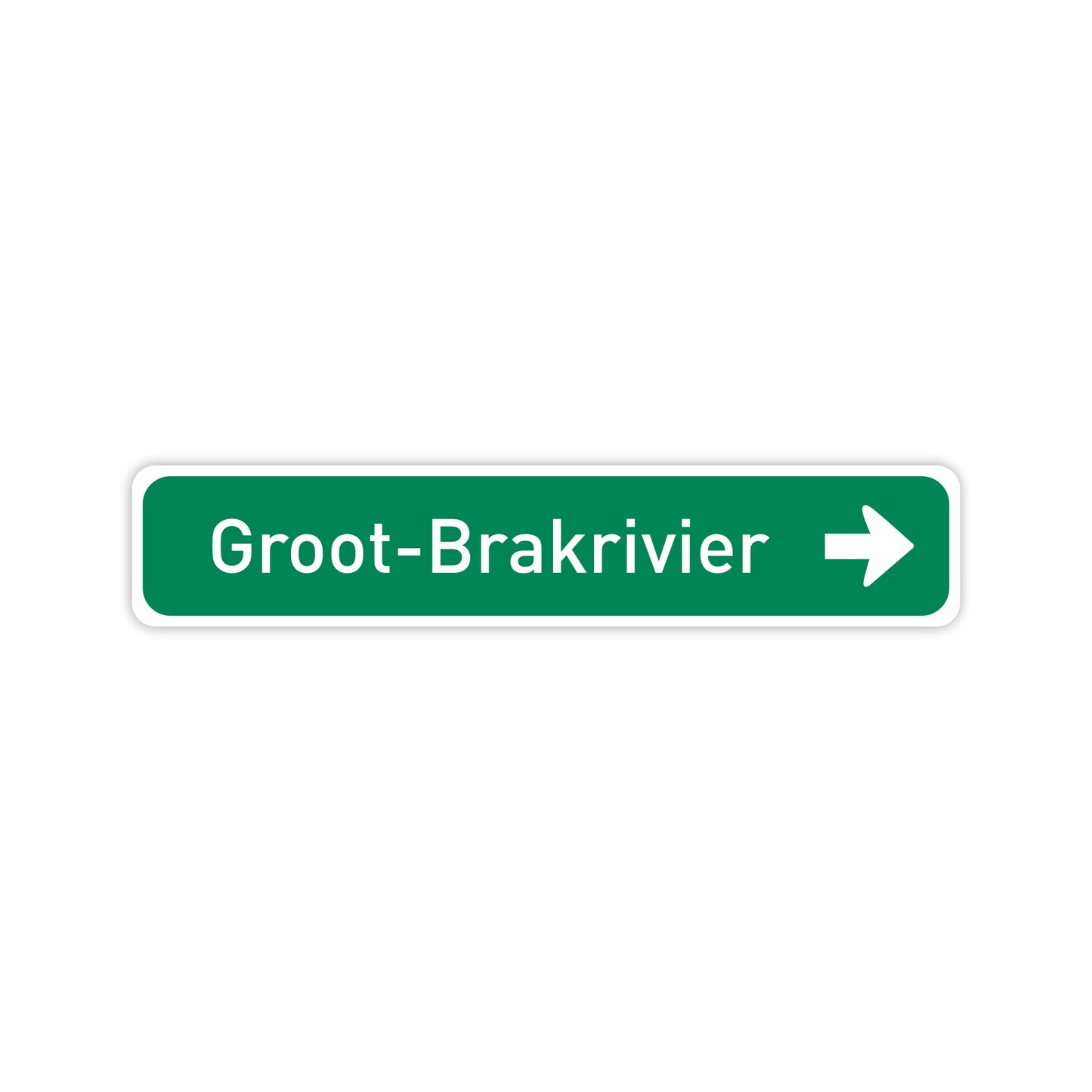 Groot Brakrivier | Direction Fridge Magnet