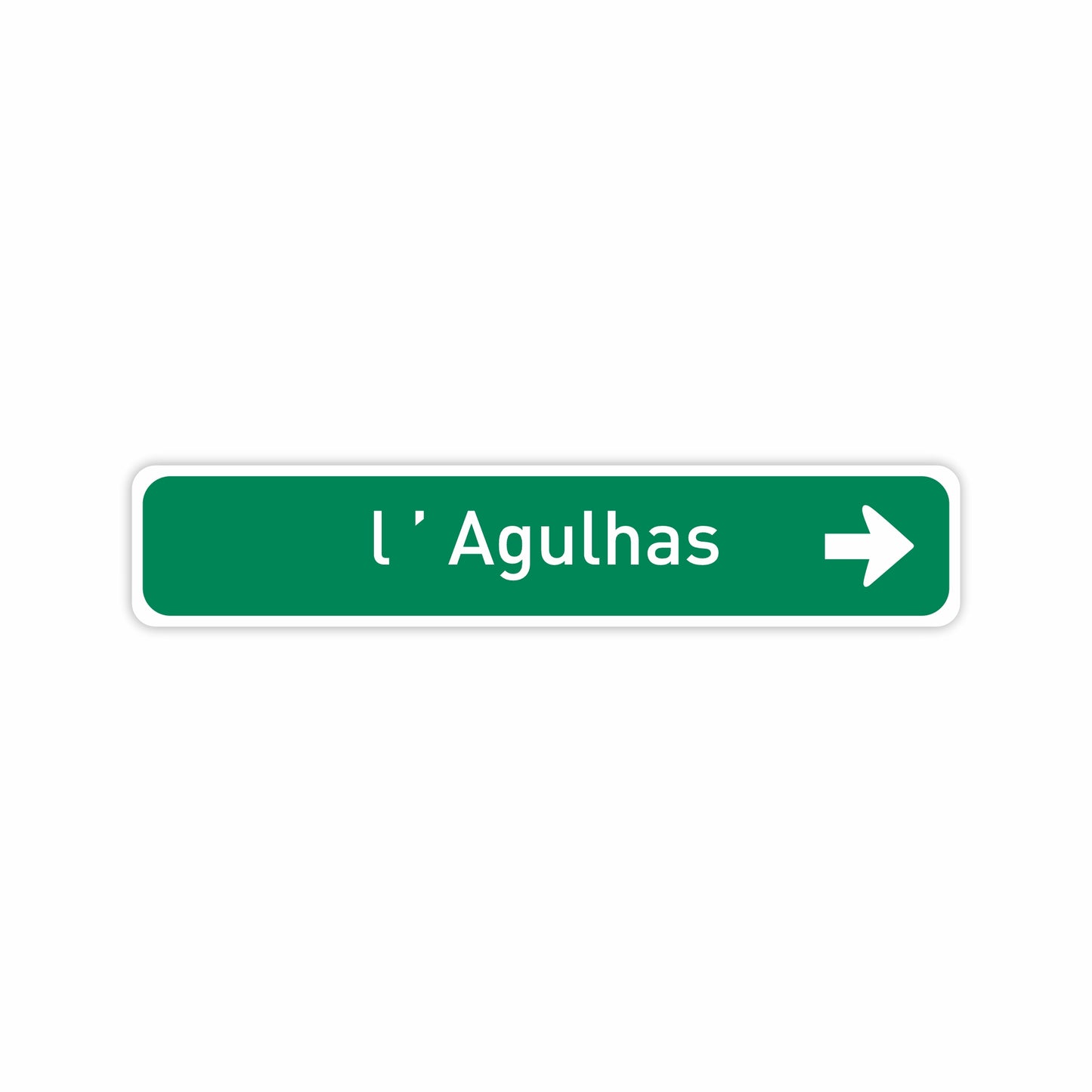 L-Agulhas | Direction Fridge Magnet