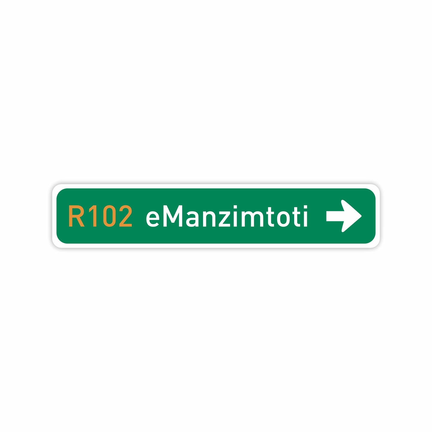 eManzimtoti | Direction Fridge Magnet