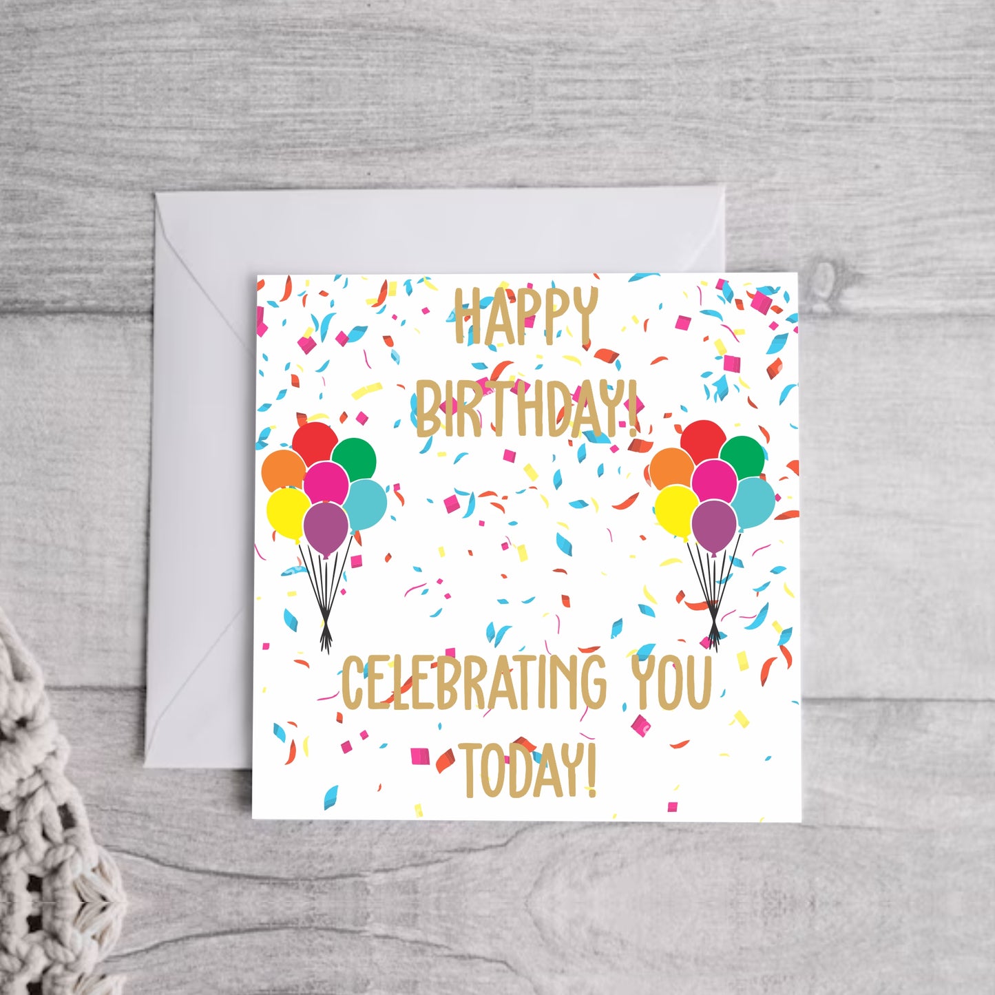 Happy Birthday Cel.. Greeting Card | Envelope Included