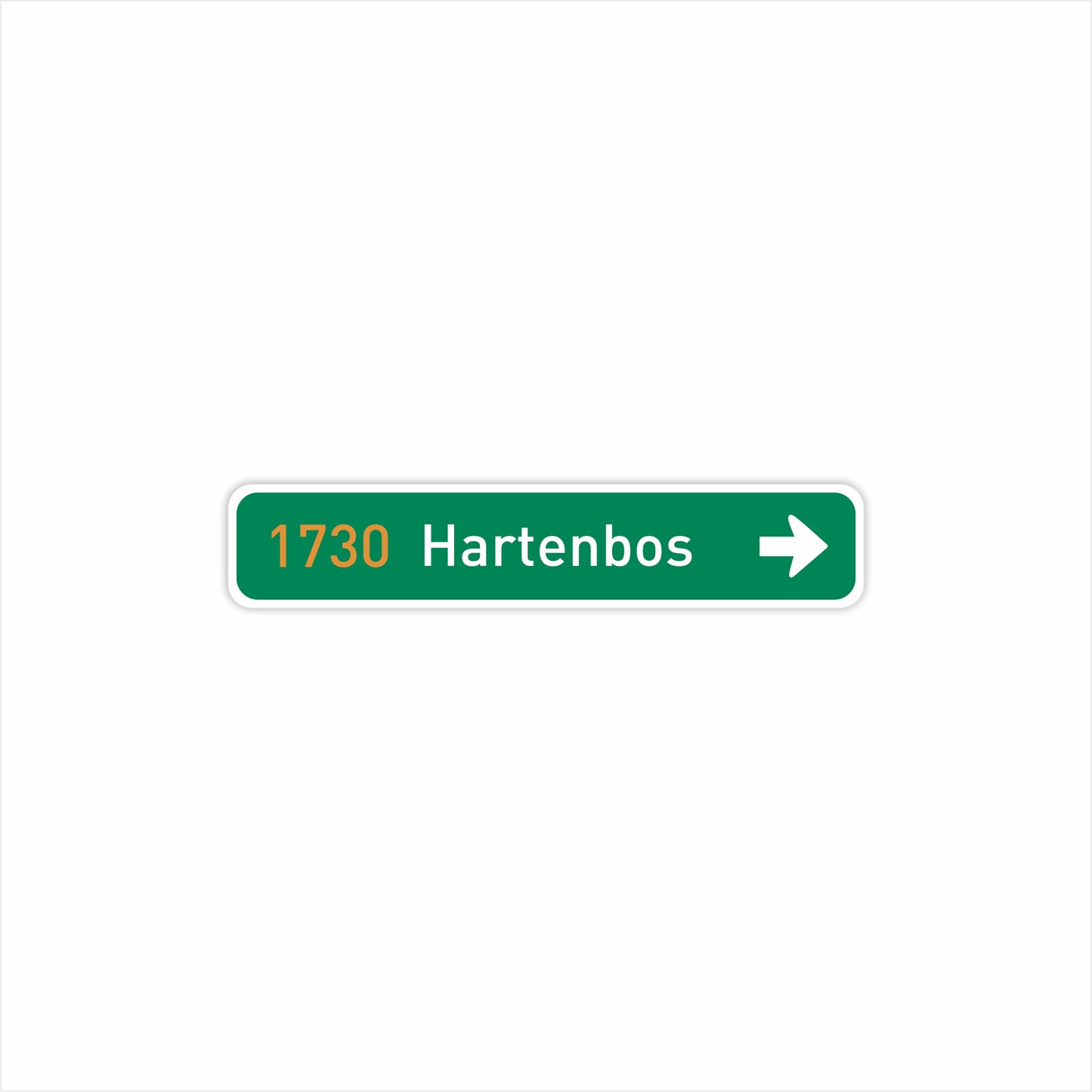 Hartenbos Direction Fridge Magnet