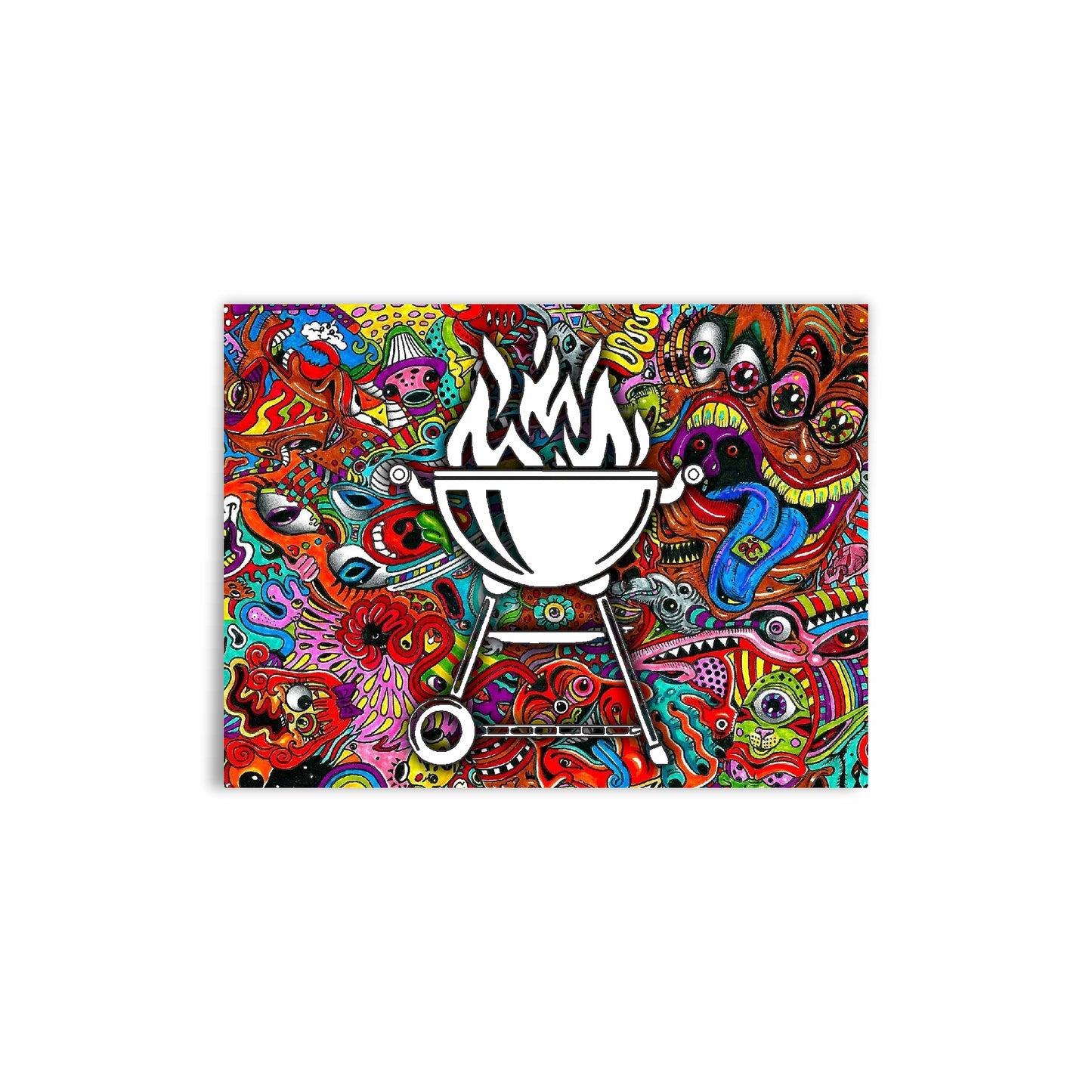 Hippie Braai Sign | Bar / Braai Steel Sign | 400mm x 300mm