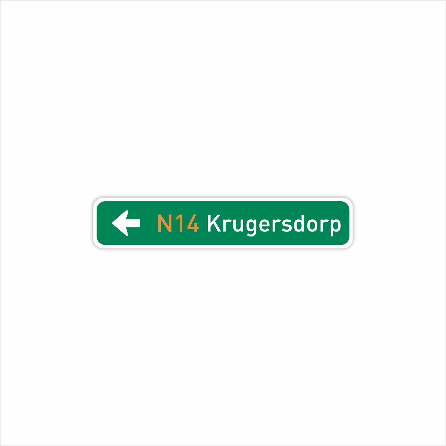 Krugersdorp Direction Fridge Magnet
