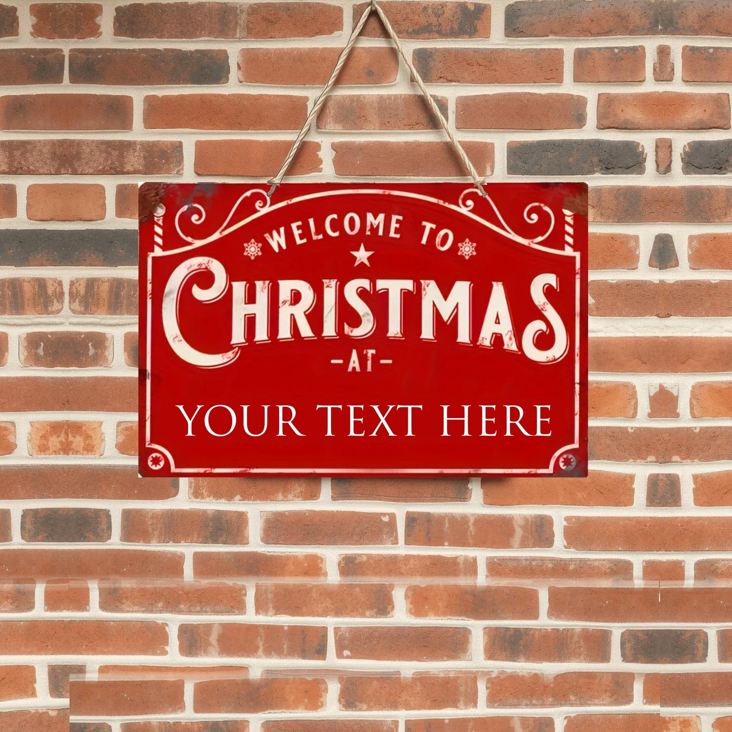 Christmas Magic Metal Sign | 400mm x 250mm