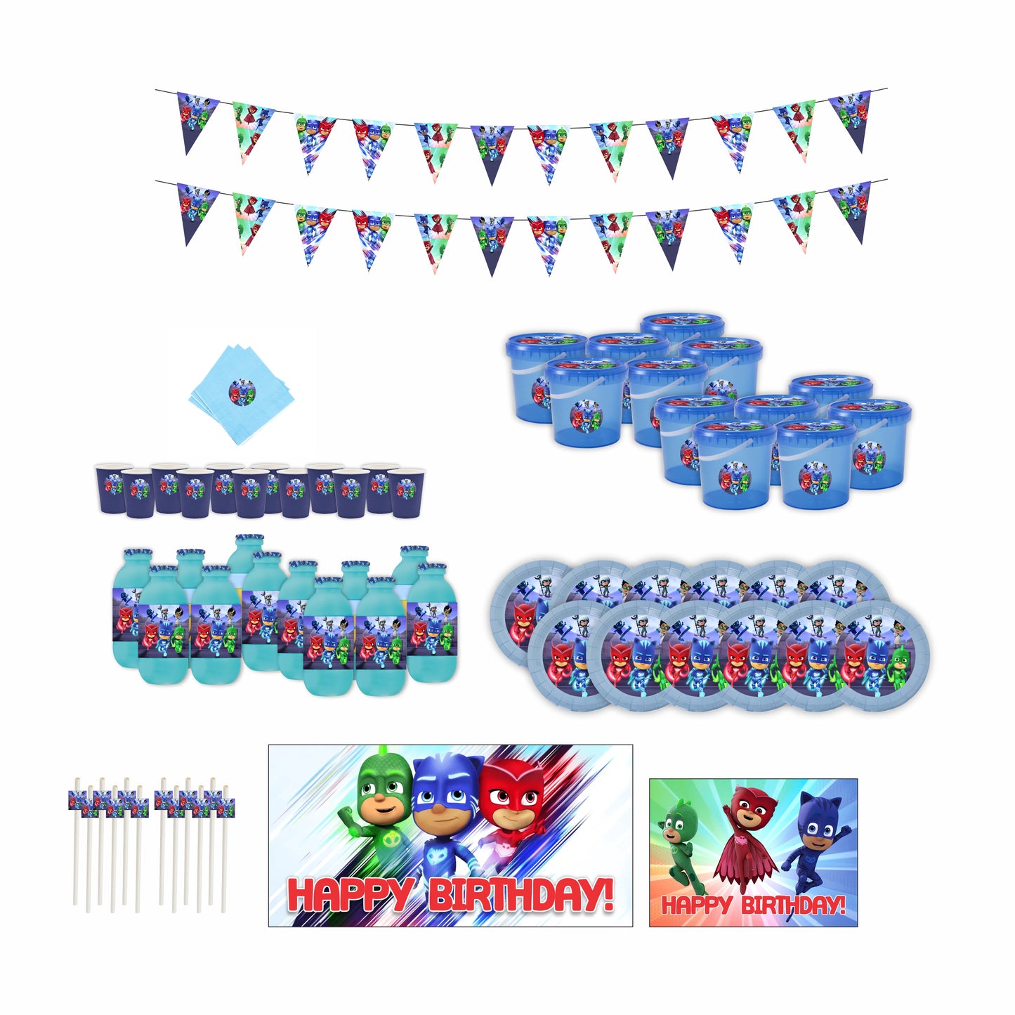 Pj Masks | Party Pack | Complete Set
