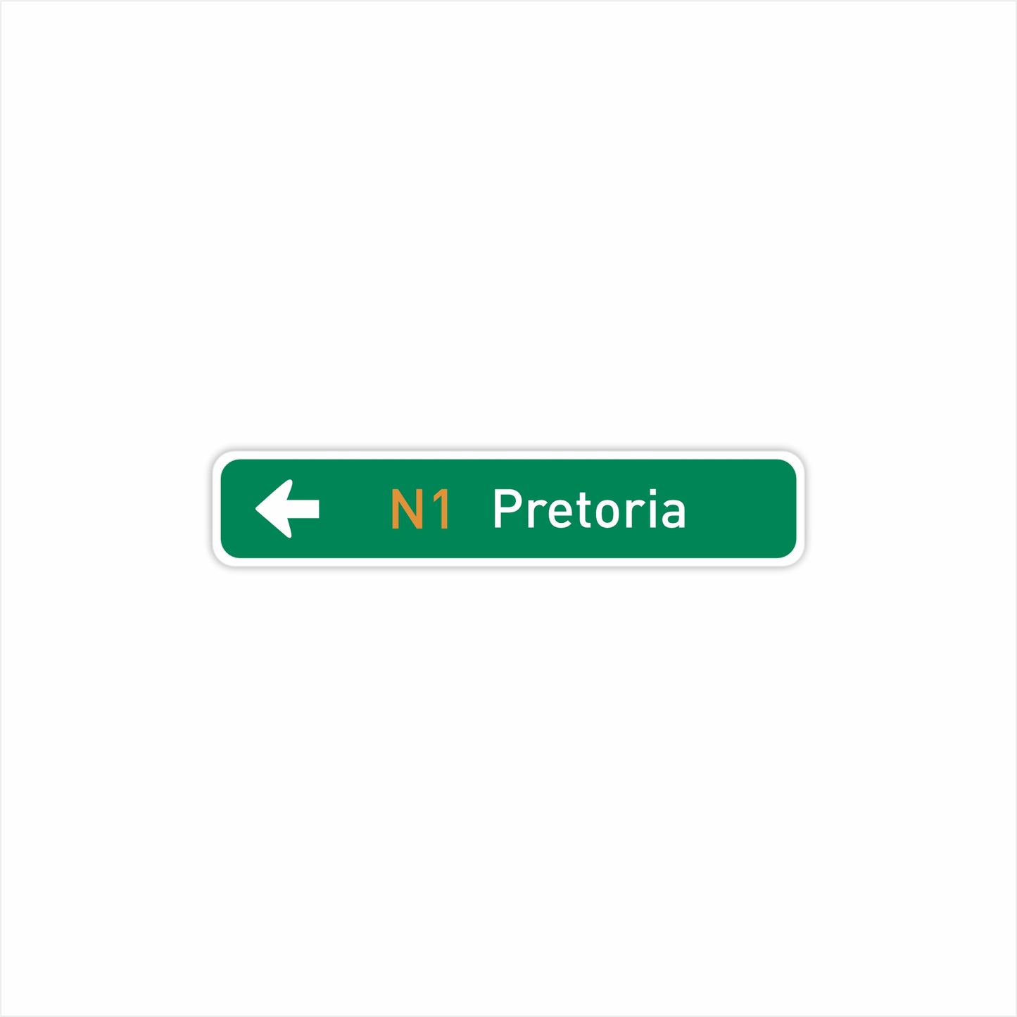 Pretoria Direction Fridge Magnet