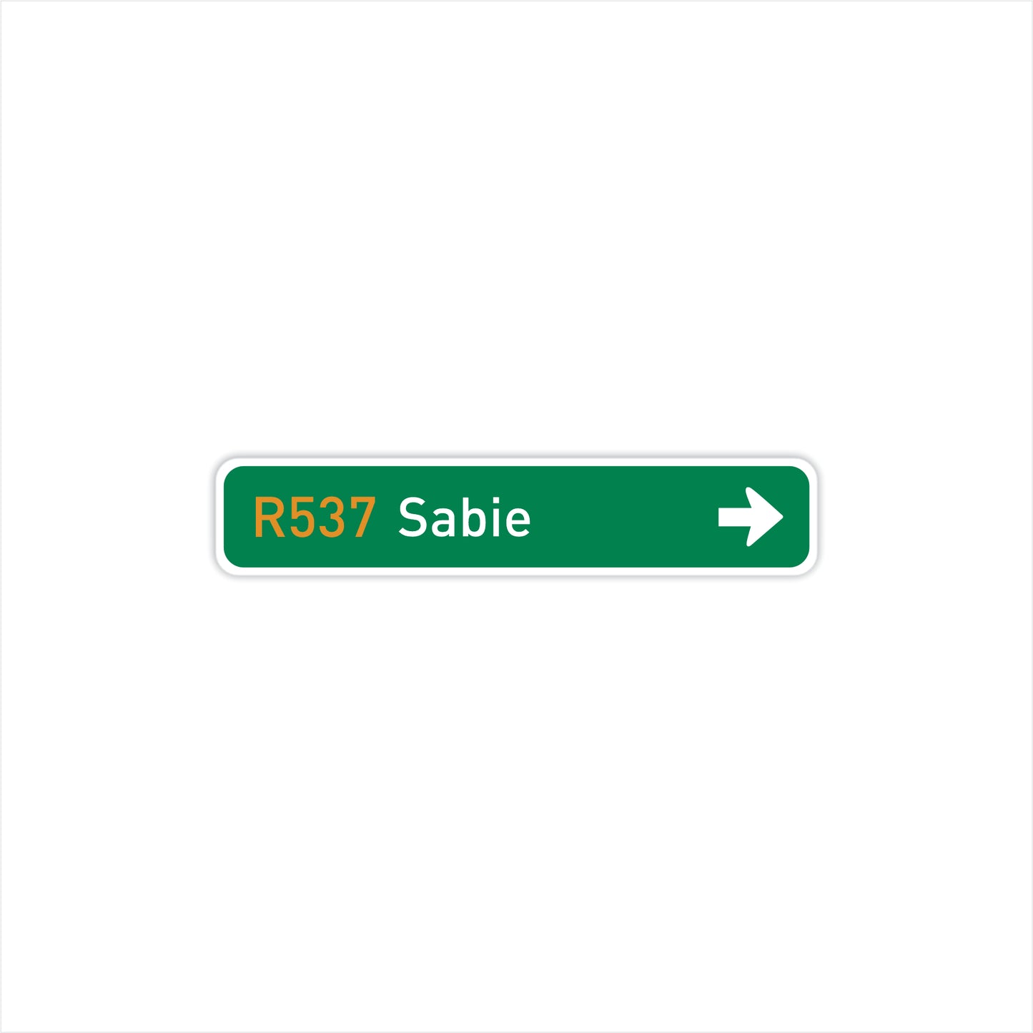 Sabie Direction Fridge Magnet