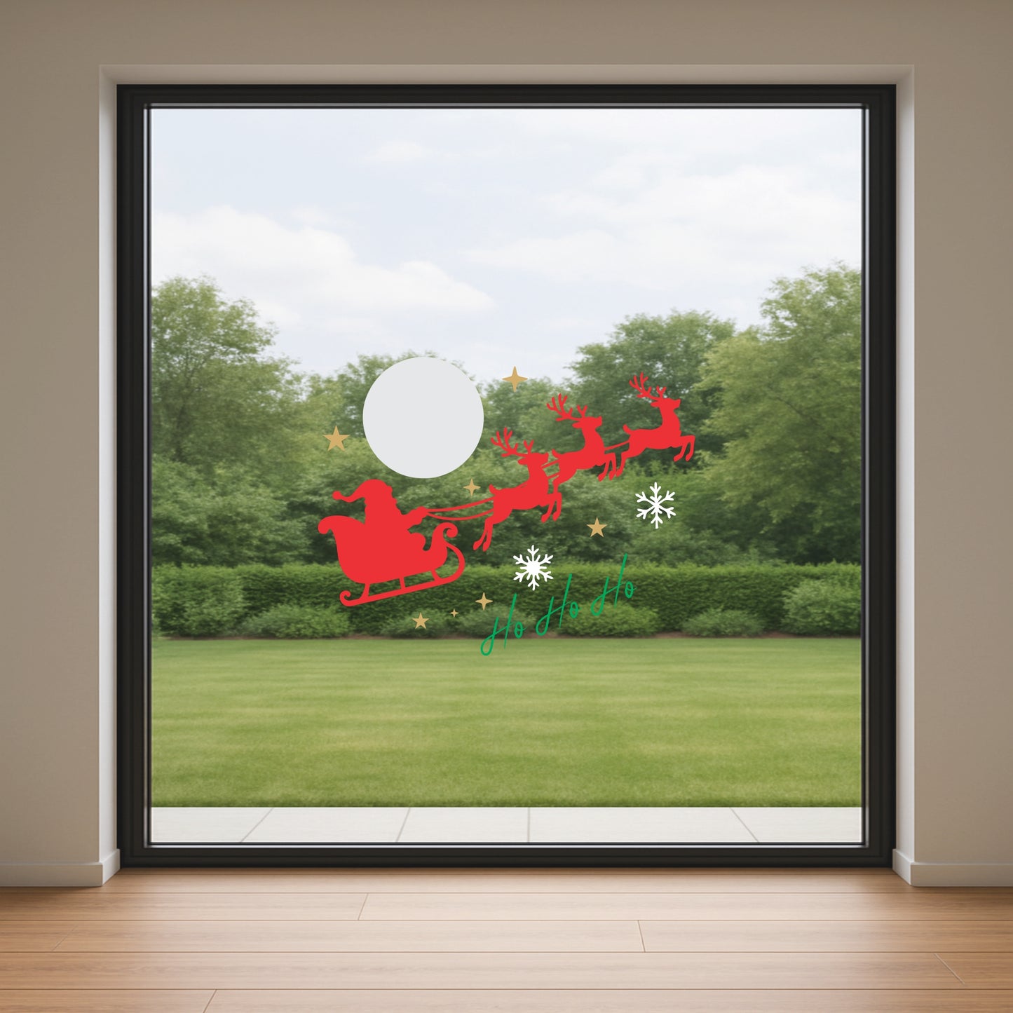 Santa Claus Glass/Wall Sticker | Gloss Vinyl print