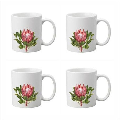 Protea Theme Mug Set of 4