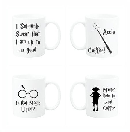 Harry Potter Coffee Mug Set Funny