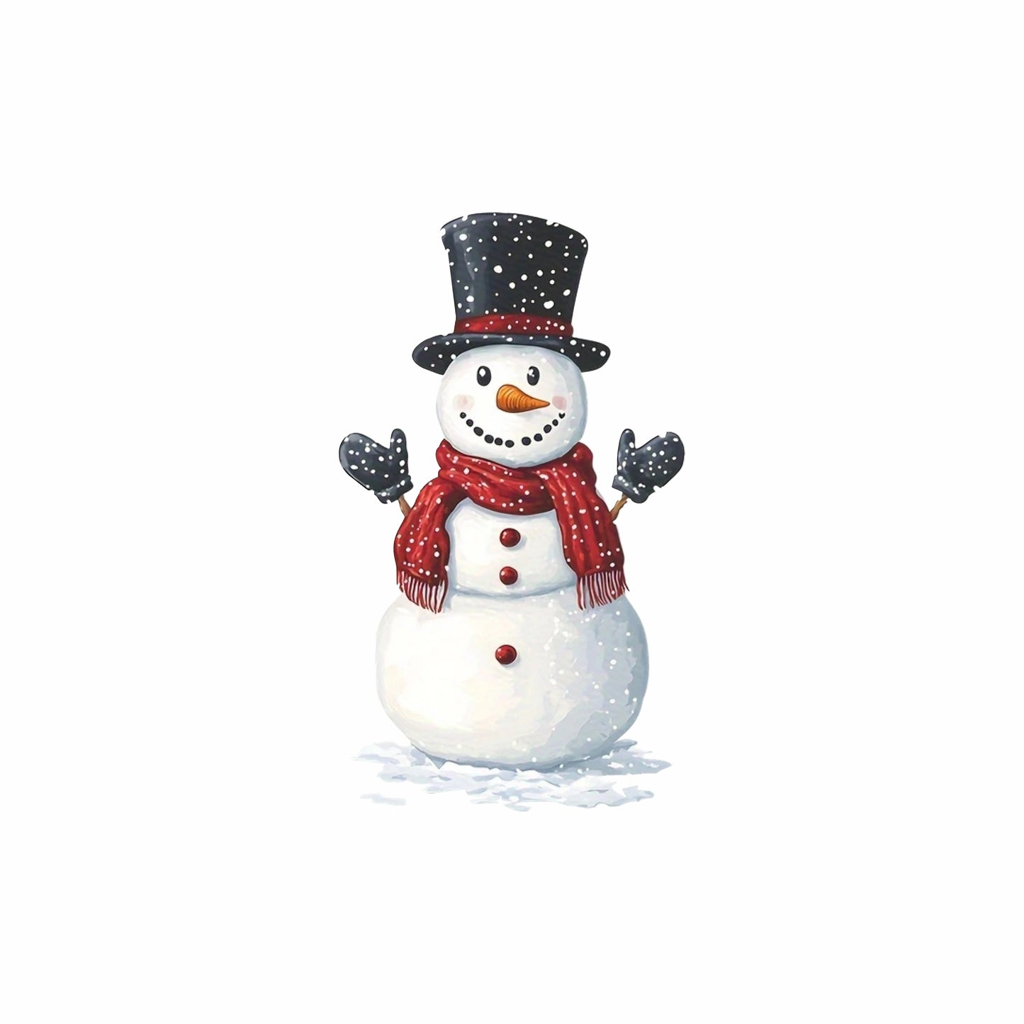 Snowman Sticker | Gloss Vinyl print