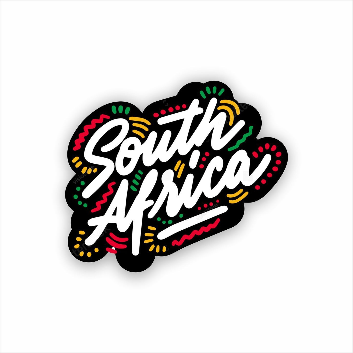 South African Funky Fridge Magnet