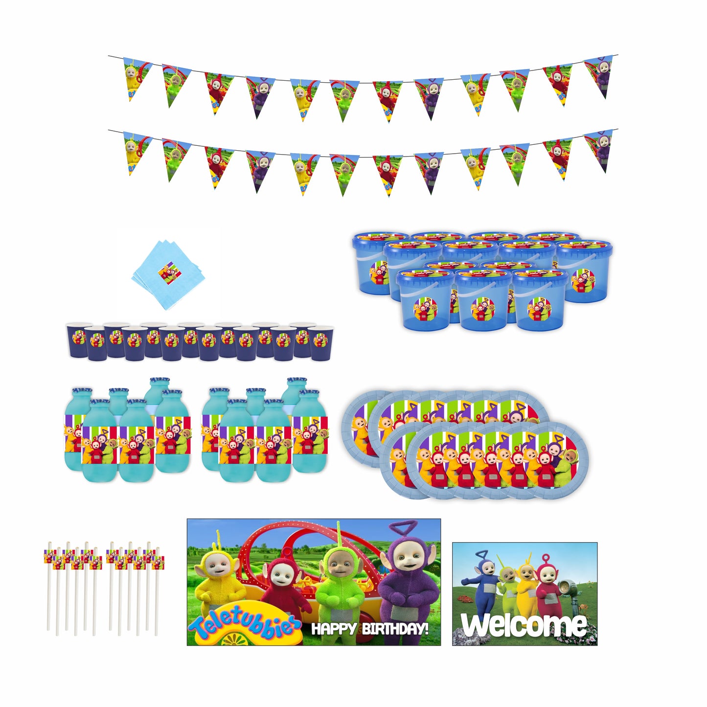 Teletubies | Party Pack | Complete Set