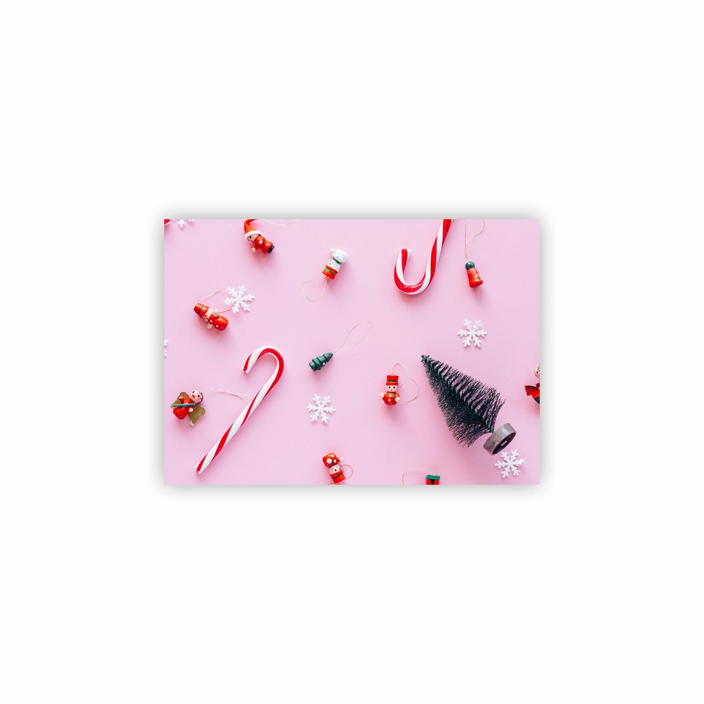 Pink Christmas Placemats | Set of 4 | PVC