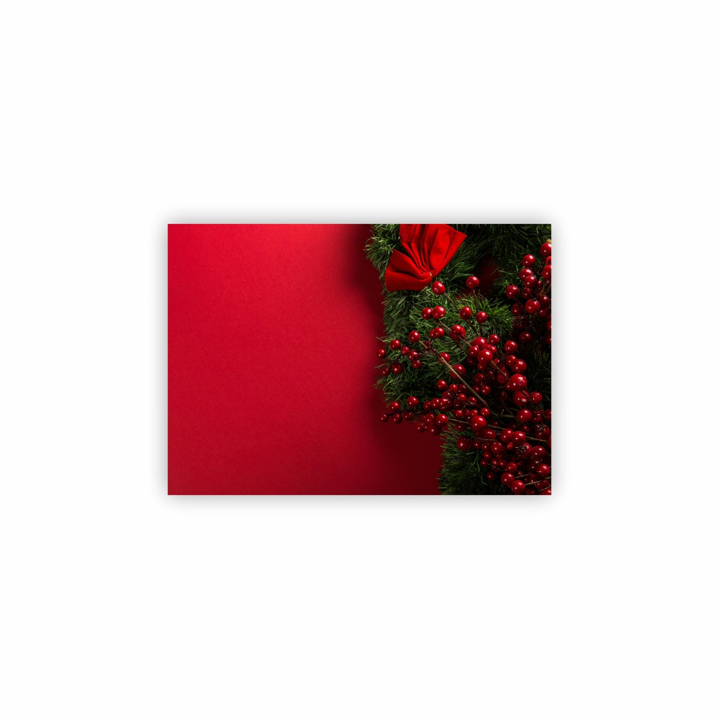 Red Christmas Placemats | Set of 4 | PVC