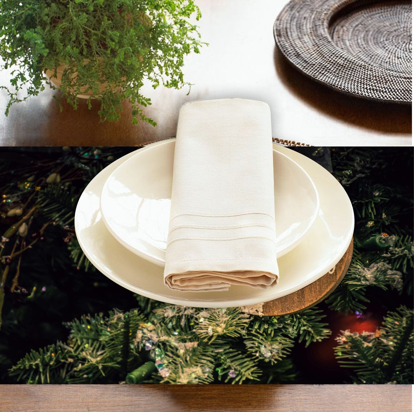 Merry Christmas Placemats | Set of 4 | PVC