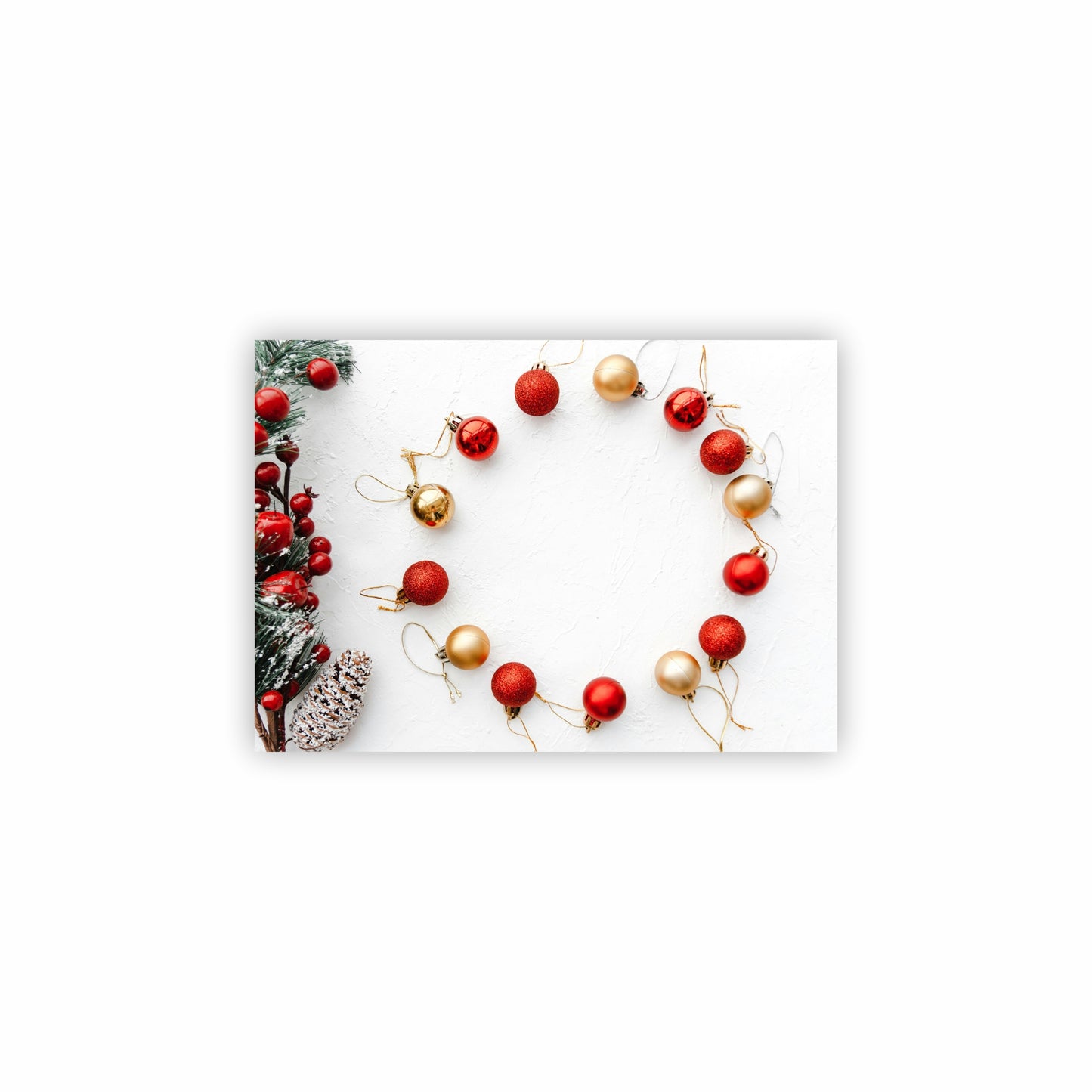 Christmas Balls Placemats | Set of 4 | PVC