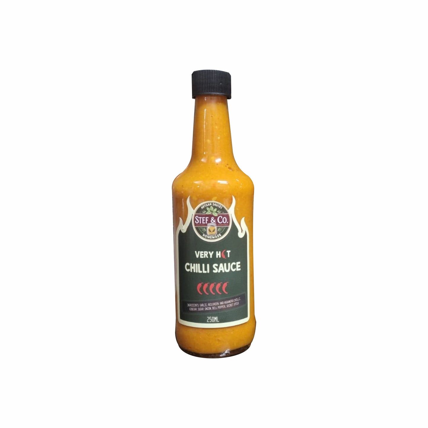 Chilli Sauce | Very Hot | 5/5 | Homemade | 125ml