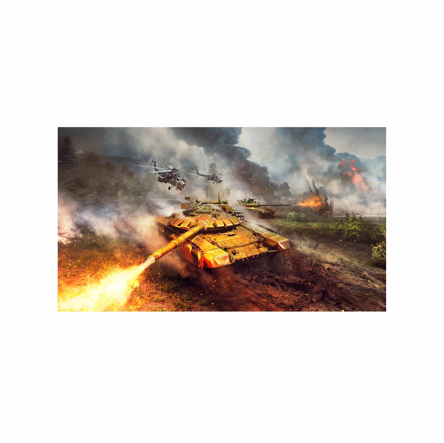 War Thunder - T-72B3| Poster A1