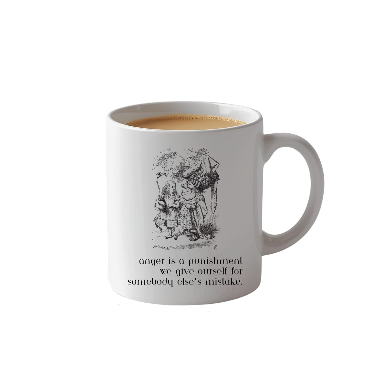 Anger is a punishment... Mug