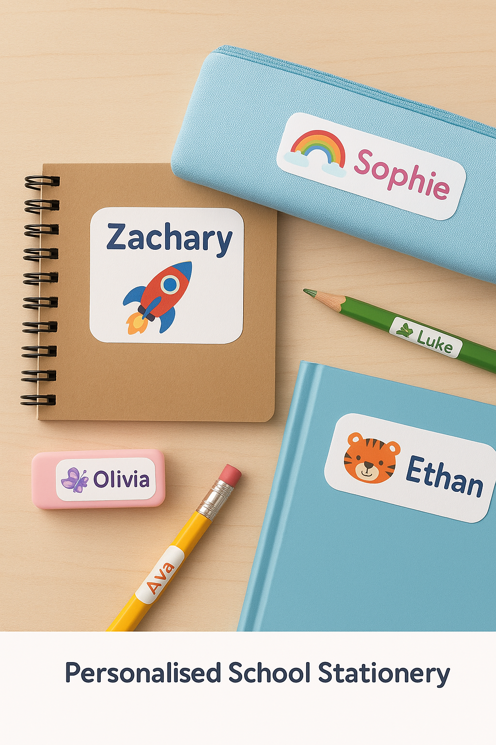 2026 School Marking Labels| Dishwasher Safe Gloss Labels | Personalised