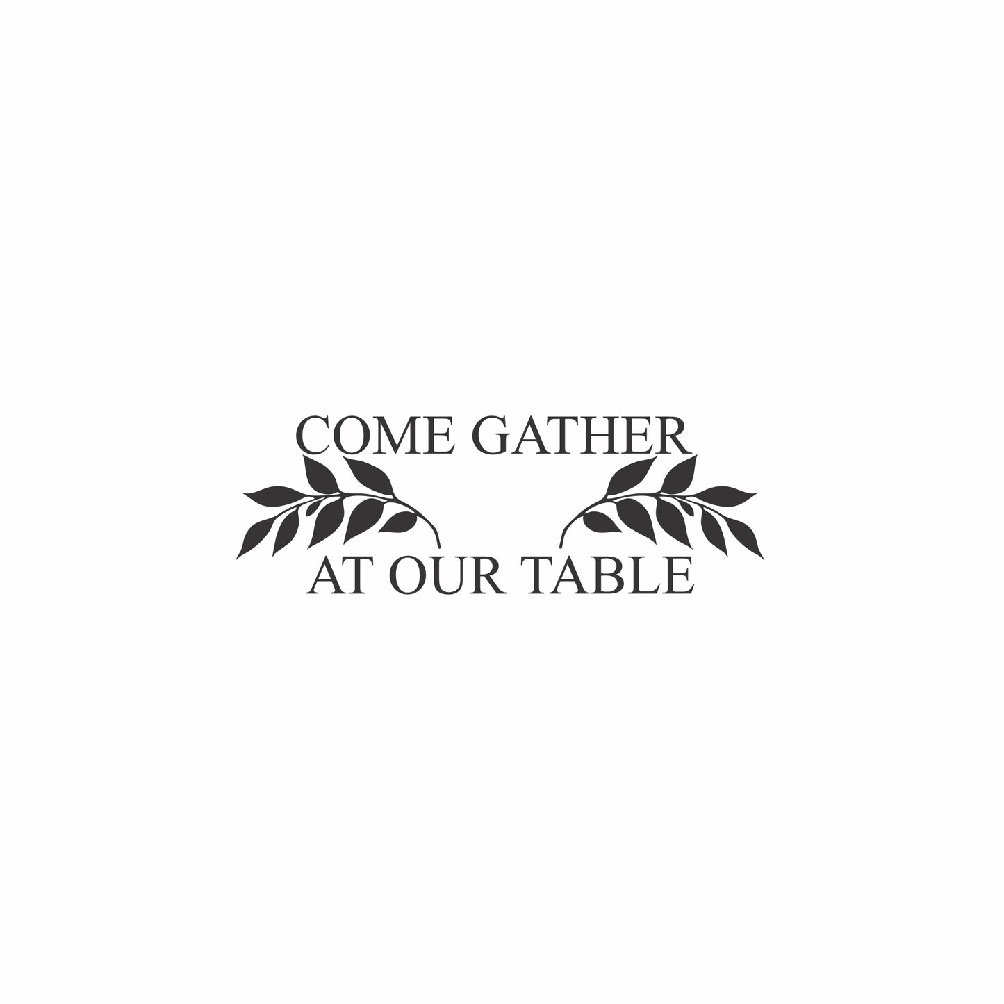 Come gather at our table Wall Art