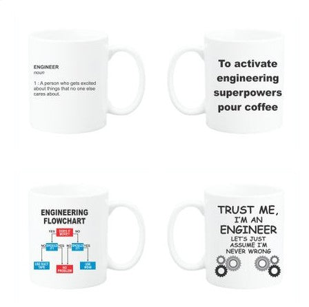 Engineer Coffee Mug Set