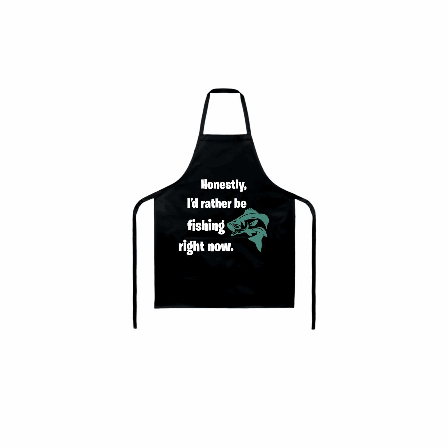 Black Apron - Fishing| Braai Apron