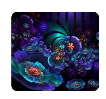 Neon Flower Mousepads
