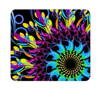 Neon Flower Mousepads