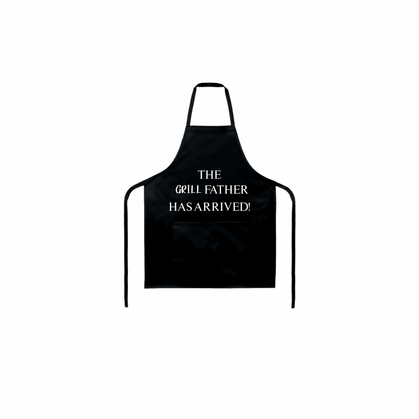 Black Apron - Grill Father | Braai Apron