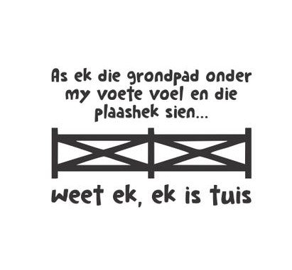 Bakkie Sticker - Grond pad
