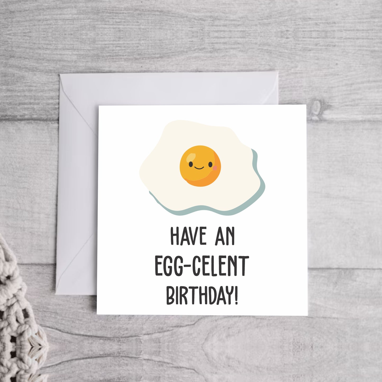 Egg-Celent Birthday .. Greeting Card | Envelope Included
