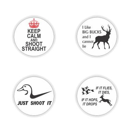 Hunting Theme Coasters - Set of 4
