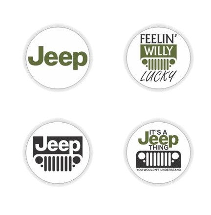 Jeep Fan Coaster Set - Set of 4