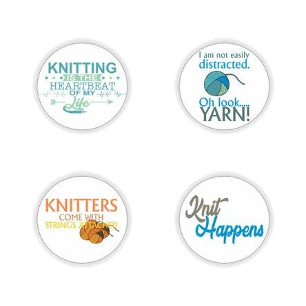 Knitting Coaster Set - Set of 4